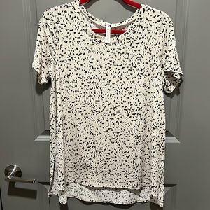 Casual Animal Print Top